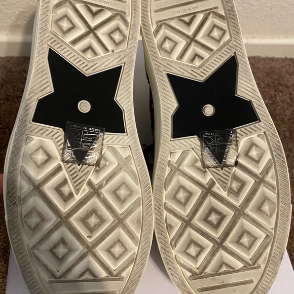 L@@K! Logo Navy Oblique Sneaker SZ 39.5 - Picture 9 of 11